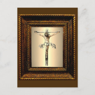 Postale Albrecht Dürer 1505 Christ sur la carte croisée