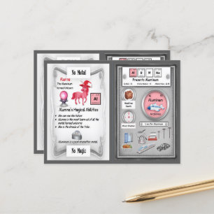 Postale Alumna - Aluminium Horn Carte de jeu Unicorn