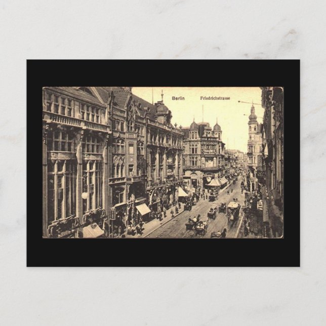 Postale Ancienne carte postale, Berlin, Friedrichstrasse (Devant)