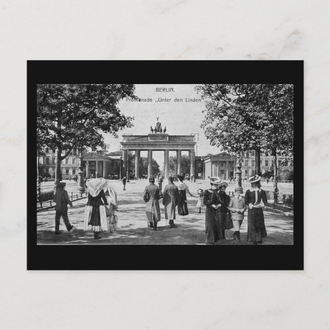 Postale Ancienne carte postale, Berlin, Unter den Linden (Devant)