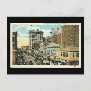 Postale Ancienne carte postale, Broughton St, Savannah, Gé