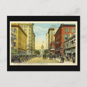 Postale Ancienne carte postale, Bull St, Savannah, Géorgie