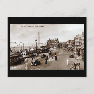 Postale Ancienne carte postale, Carré Talbot, Blackpool