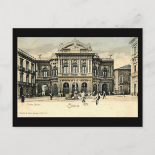 Postale Ancienne carte postale, Catane, Sicile