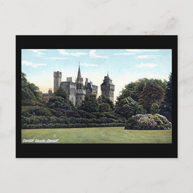Postale Ancienne carte postale, Château de Cardiff (Devant)
