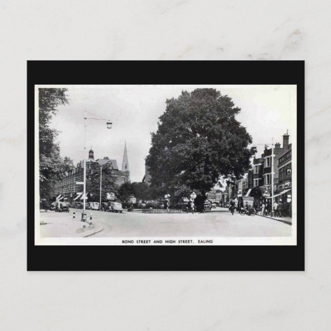 Postale Ancienne carte postale, Ealing, Bond St et High St (Devant)