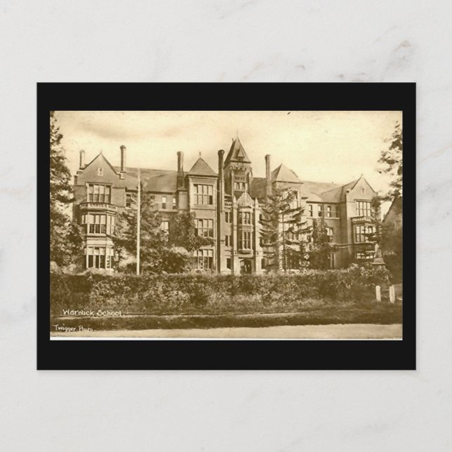 Postale Ancienne carte postale, École Warwick (Devant)