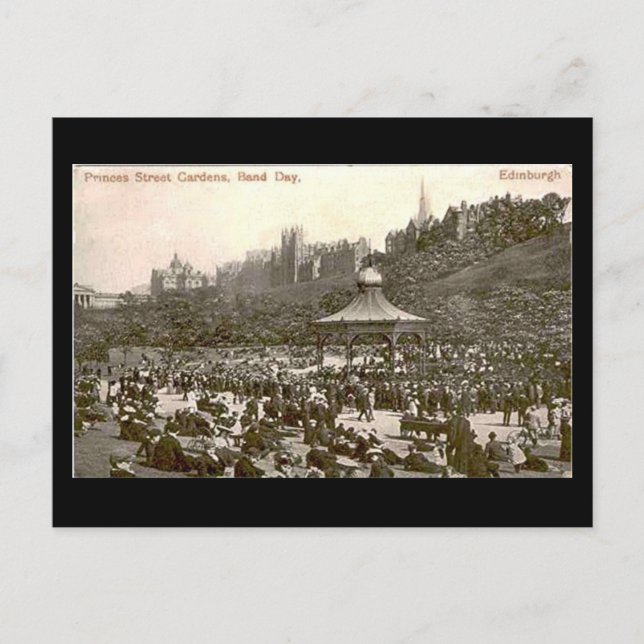 Postale Ancienne carte postale, Édimbourg 1907 (Devant)