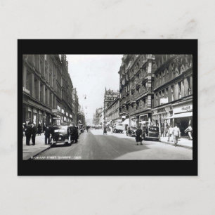Postale Ancienne carte postale, Glasgow, rue Buchanan