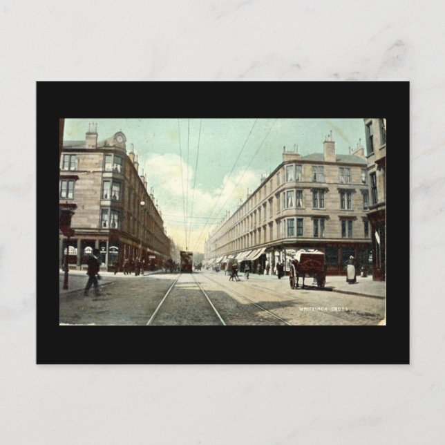 Postale Ancienne carte postale, Glasgow, Whiteinch Cross e (Devant)