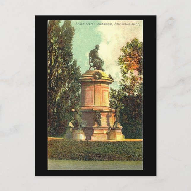 Postale Ancienne carte postale, Gower Memorial, Stratford- (Devant)