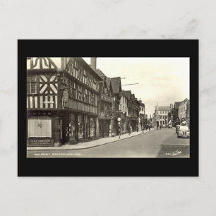 Postale Ancienne carte postale, High Street, Stratford-upo