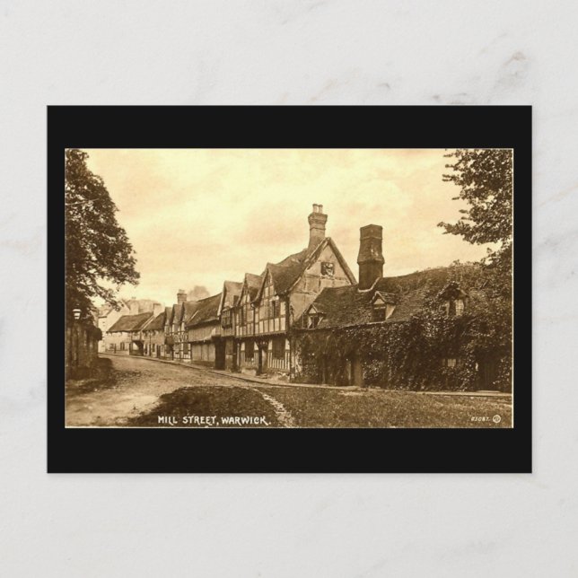 Postale Ancienne carte postale, Mill Street, Warwick (Devant)