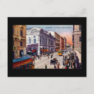 Postale Ancienne carte postale, Palerme, Sicile