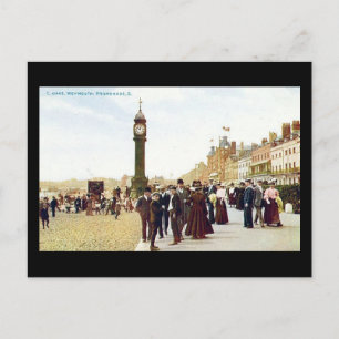 Postale Ancienne carte postale, promenade Weymouth 1904