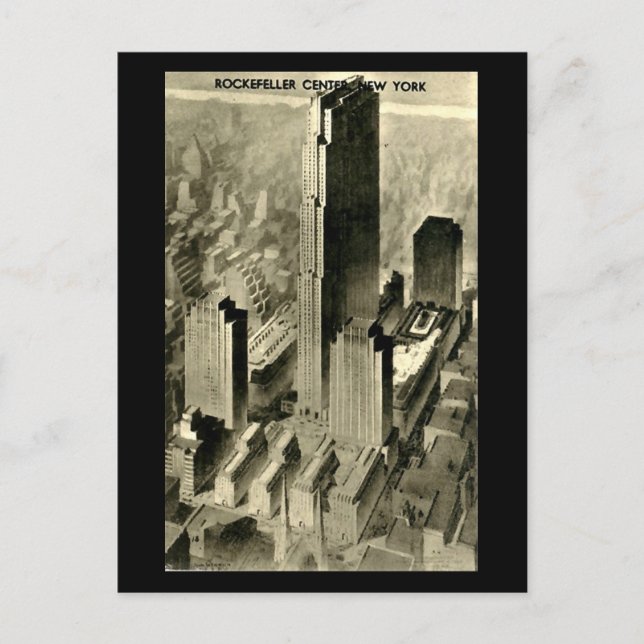 Postale Ancienne carte postale, Rockefeller Center, New Yo (Devant)