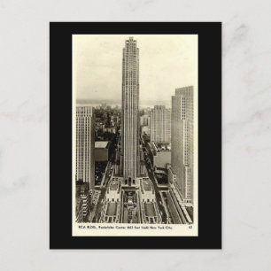 Postale Ancienne carte postale, Rockefeller Center, New Yo