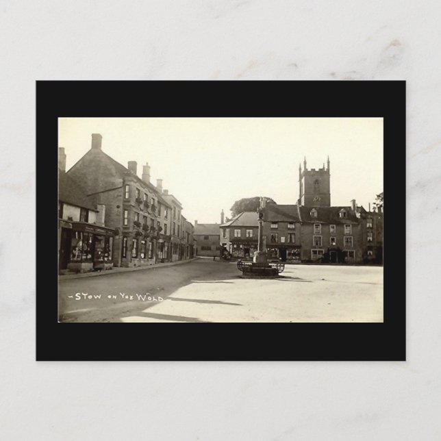 Postale Ancienne carte postale, Stow-on-the-World (Devant)