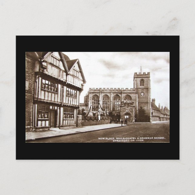 Postale Ancienne carte postale, Stratford-upon-Avon (Devant)