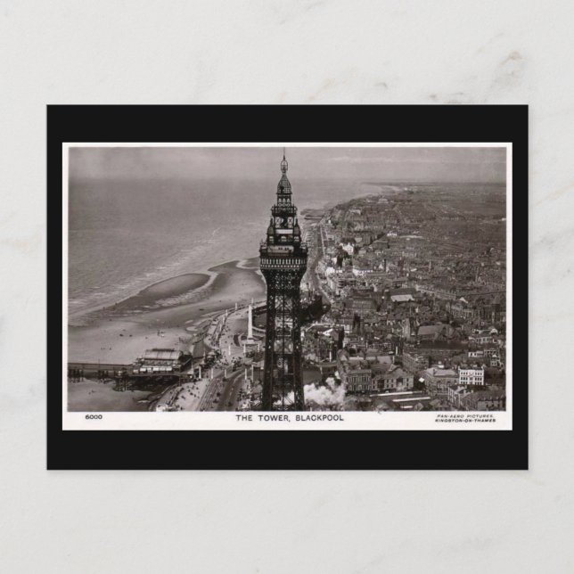 Postale Ancienne carte postale, tour Blackpool (Devant)