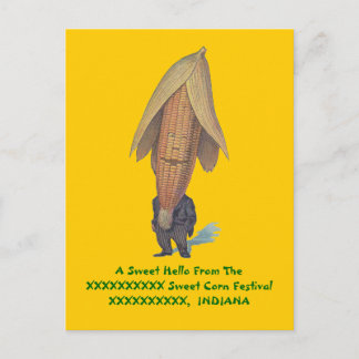 Postale ANTHROPOMORPHE ~ ANTIQUE CORN MAN Image~ CARTE POS