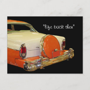 Postale Antique Merc Car Carte Postale-personnaliser-le