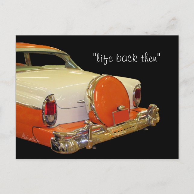 Postale Antique Merc Car Carte Postale-personnaliser-le (Devant)