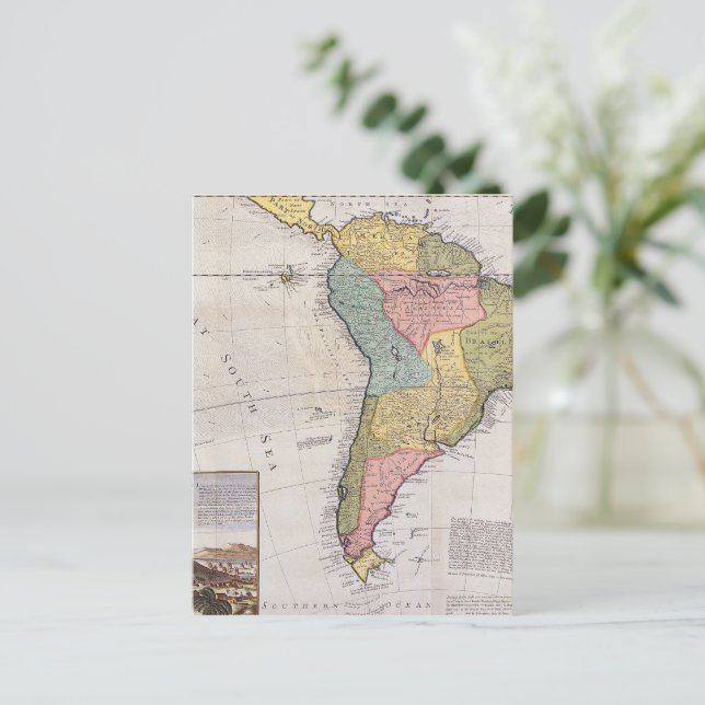 Postale Antique vieille carte inspirée (8) (Debout devant)