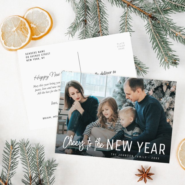 Postale applaudissements nouvelle année carte de voeux (Créateur téléchargé)