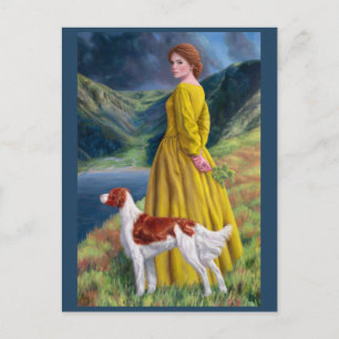 Postale "Après la tempête." Carte de vœux