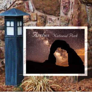 Postale Arc délicat sous le ciel étoilé Arches NP Carte po
