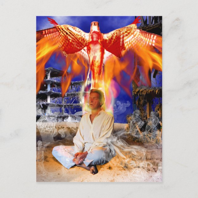 Postale Art de la carte Tarot Ascension (Devant)