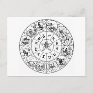 Postale Astrologie/Divination Vintage carte postale-3