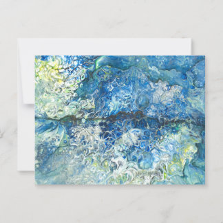 Postale Au-dessus des montagnes au-dessus de la mer Carte