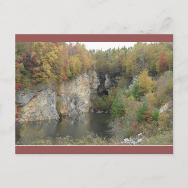 Postale Automne dans les Blue Ridge Mountains Carte postal (Devant)
