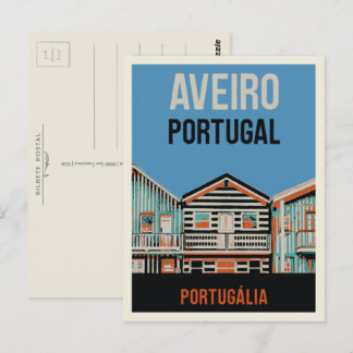 Postale Aveiro Portugalia illustration Portugal Carte post