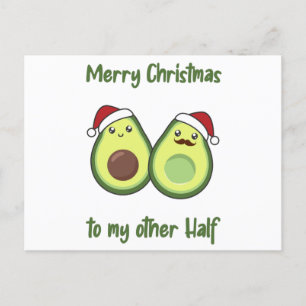 Postale Avocado Christmas Lights Funky Avocados Carte Post