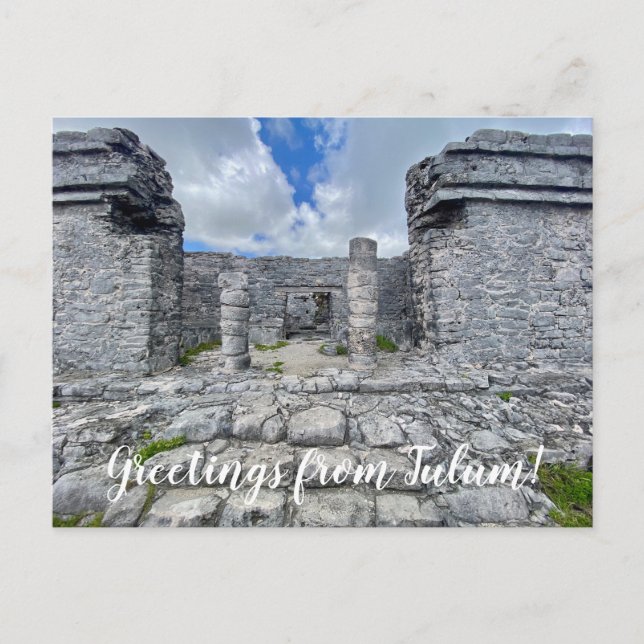 Postale aWorld2Celebrate : Salutations de Tulum! Carte pos (Devant)