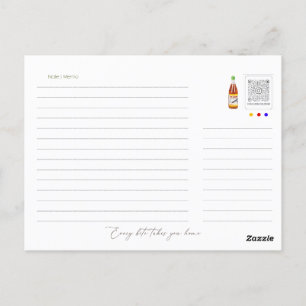 Postale Ayez une carte de jour de riz, illustration de pla