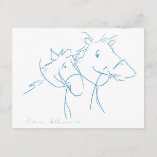 Postale Balade autour de carte à puce