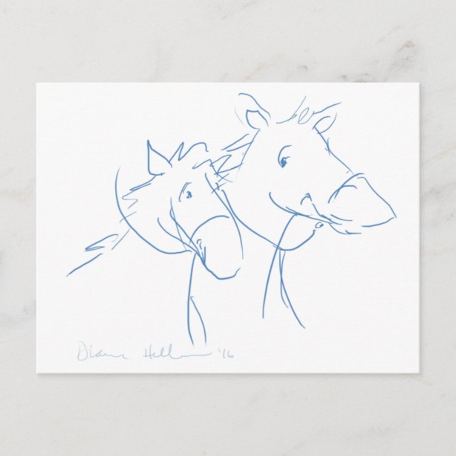 Postale Balade autour de carte à puce (Devant)