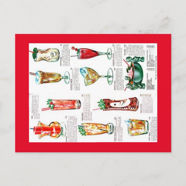 Postale Bali Hai Pontchartrain Beach Boissons Carte postal (Devant)