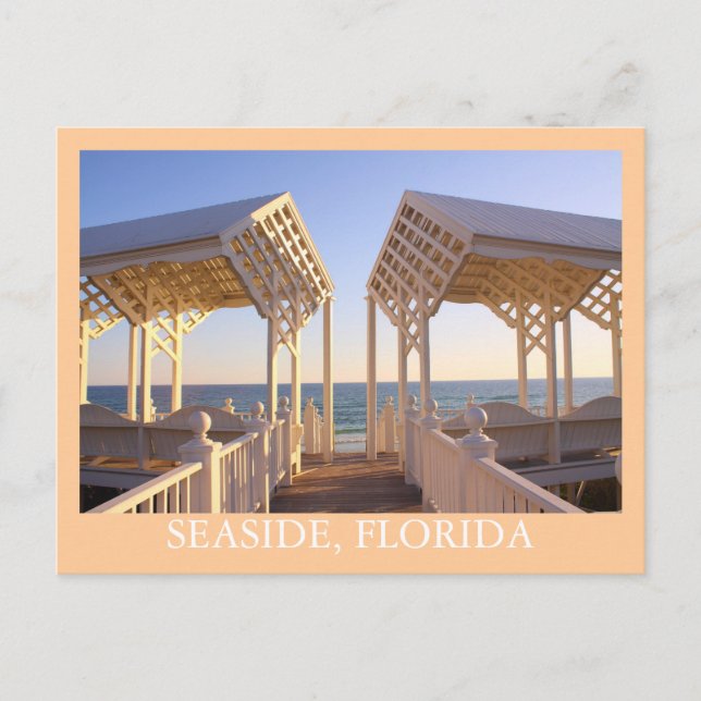 Postale Balnéaire, Florida Pavilion Beach Access Carte pos (Devant)