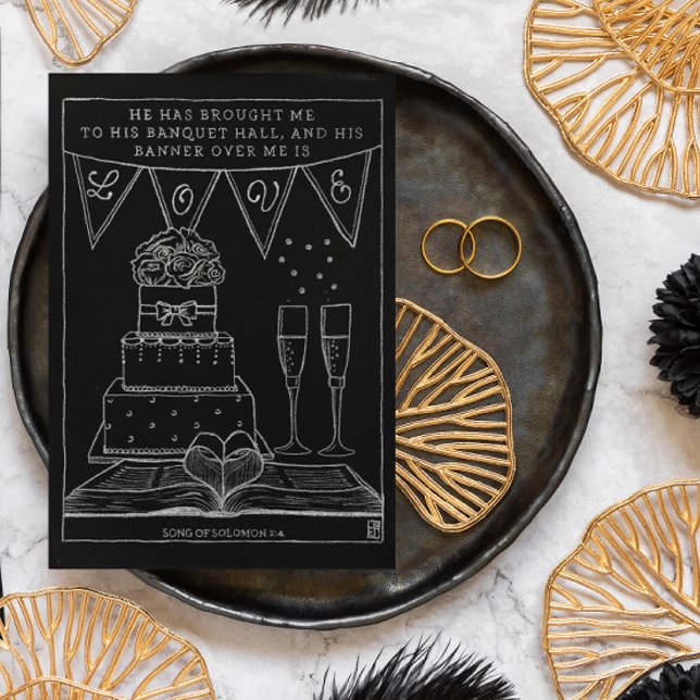 Postale Bannière sur moi est l'amour Carte de voeux inspir (Créateur téléchargé)