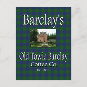 Postale Barclay's Old Towie Barclay Coffee Co. Carte posta