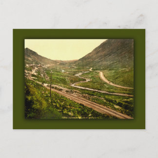 Postale Barnesmore Gap. Carte du comté de Donegal, Irlande