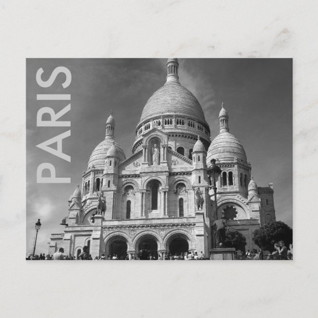 Postale Basilique du Sacré-Coeur Paris France Carte postal (Devant)