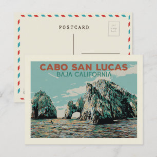 Postale Basse Californie Cabo San Lucas, Mexique Carte pos