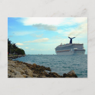 Postale ~Bateau de croisière~ CARTE POSTALE, PERSONNALISER