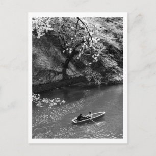 Postale Bateau sur Chidorigafuchi : Tokyo, Japon Carte pos